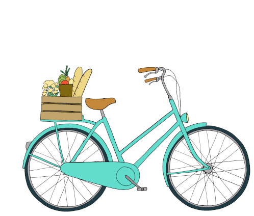 Bicicletta olandese animata